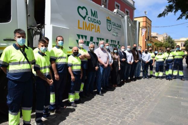G&aacute;ldar presenta el nuevo servicio provisional de recogida de residuos