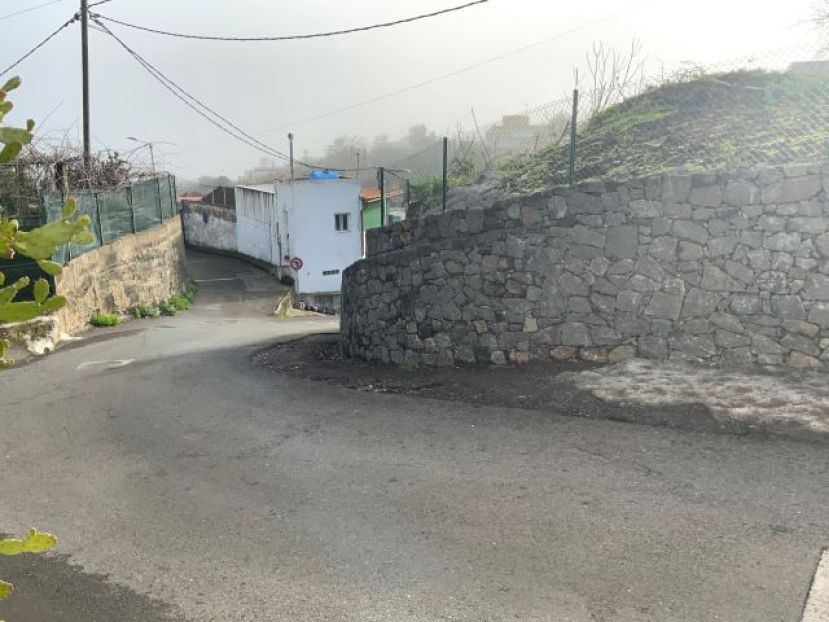 Valleseco ha ejecutado obras de ensanche en el barrio de Lanzarote
