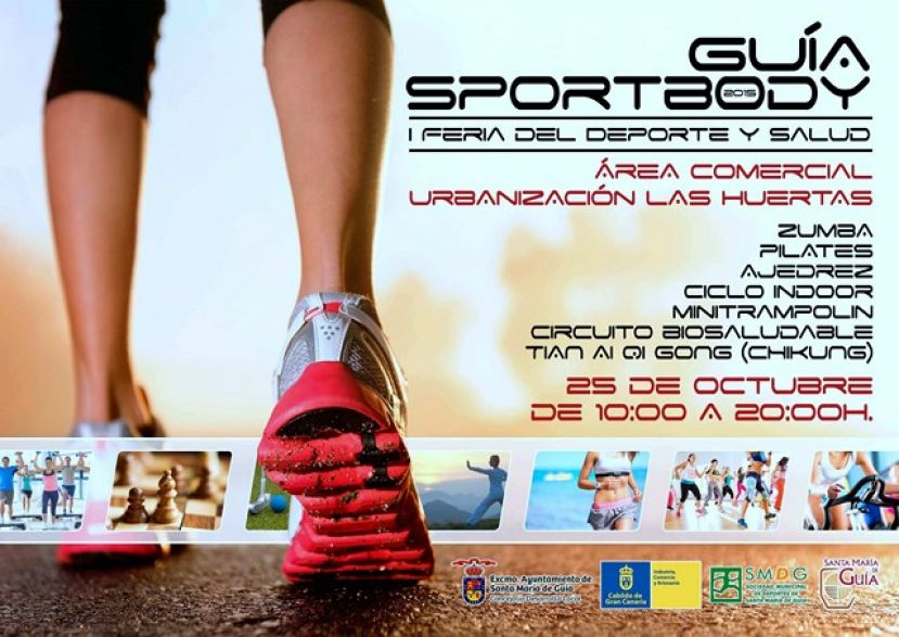 Gu&iacute;a: El municipio acoge este domingo, la I  Feria  del Deporte y Salud Sportbody 2015