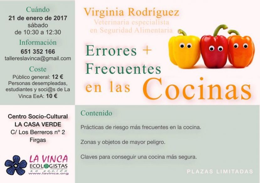 Firgas: Plazo para inscribirse en el Taller: &ldquo;Errores m&aacute;s frecuentes en la cocina"