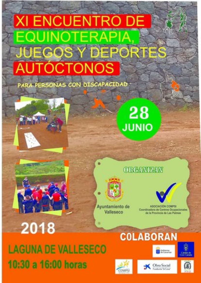 Valleseco: Caballos que sanan en el XI Encuentro de Equinoterapia