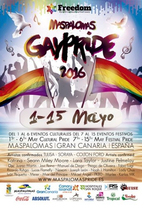El Maspalomas Gay Pride celebra su 15&ordm; aniversario