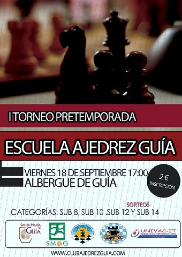 Guía: El Club de Ajedrez Univacit-Guía organiza su “I Torneo de Pretemporada”