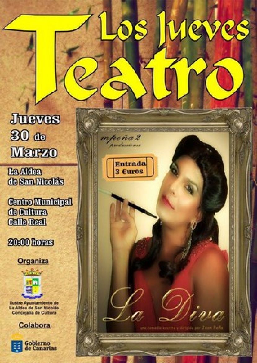 La Aldea celebra el D&iacute;a Internacional del Teatro con "La Diva"