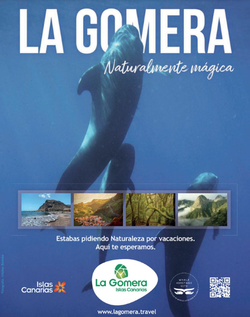 La revista Condé Nast Traveler destaca la riqueza marina de La Gomera