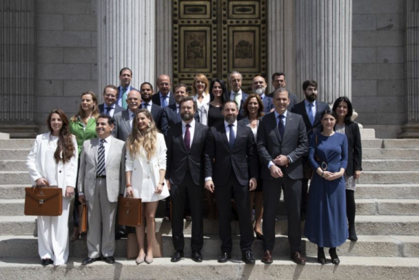 ‘Los 24 de VOX’, ya llegaron al Congreso de los Diputados