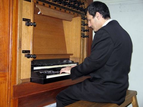 Concierto del organista alicantino Miguel Bernal Ripoll