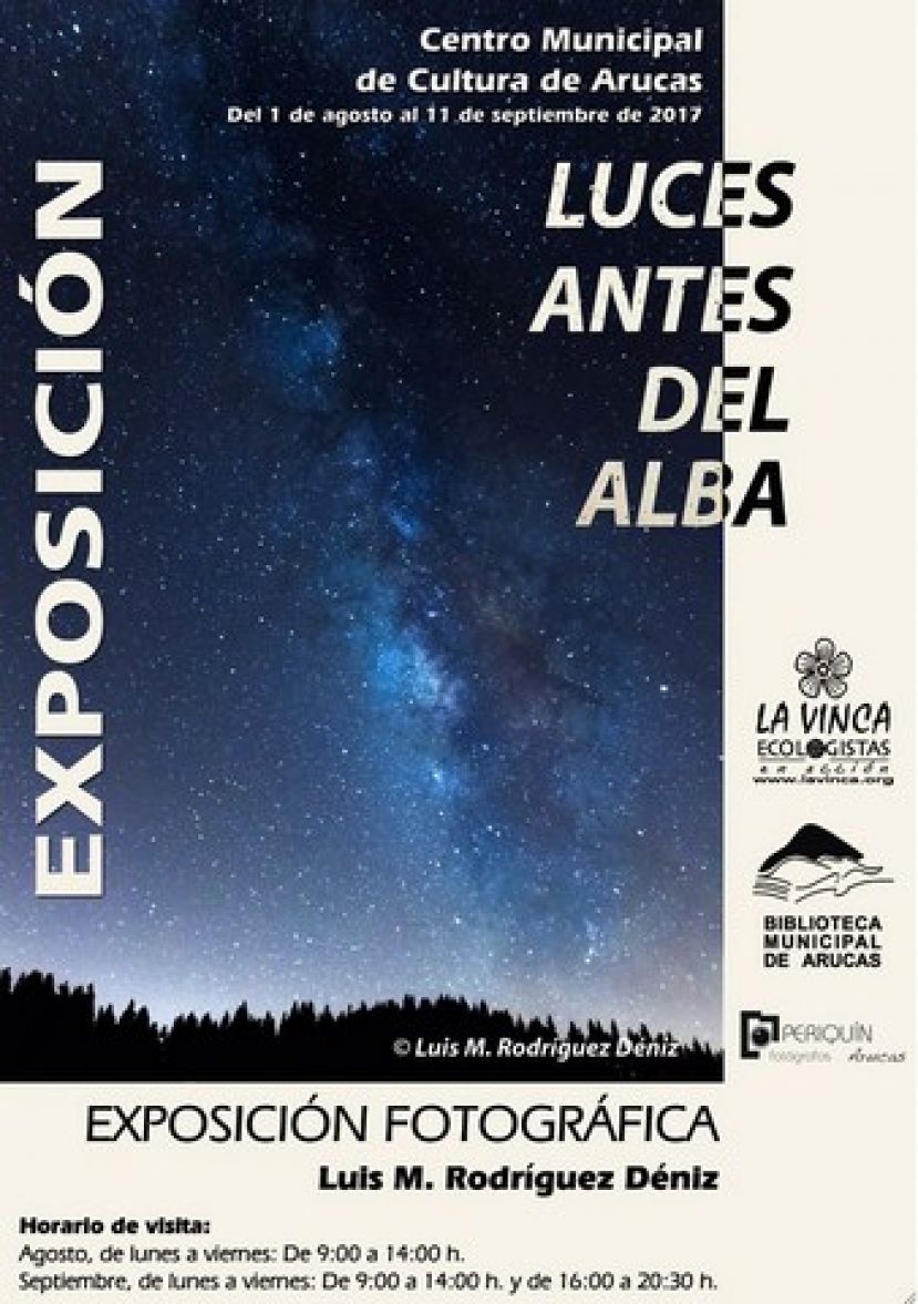 Arucas: Exposición Fotográfica &quot;Luces antes del Alba&quot; de Luis Déniz Rodríguez