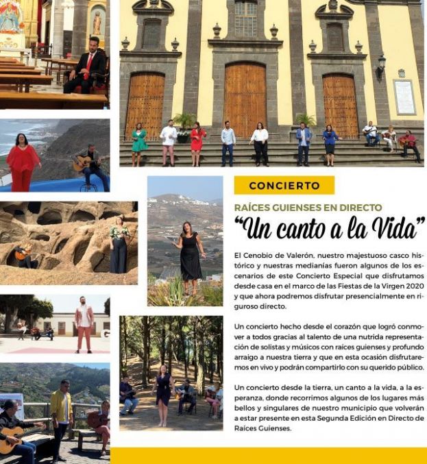 Concierto ‘Raíces Guienses, Un canto a la Vida’ con Braulio de maestro de ceremonias