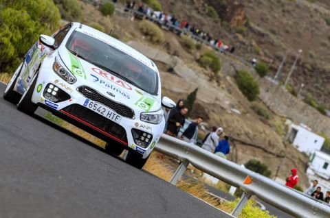 David S&aacute;nchez y Sergio Gonz&aacute;lez-Jaraba en el 54&ordm; Rallye isla de Gran Canaria