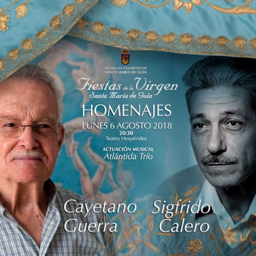 Guía rinde homenaje a Cayetano Guerra y a Sigfrido Calero