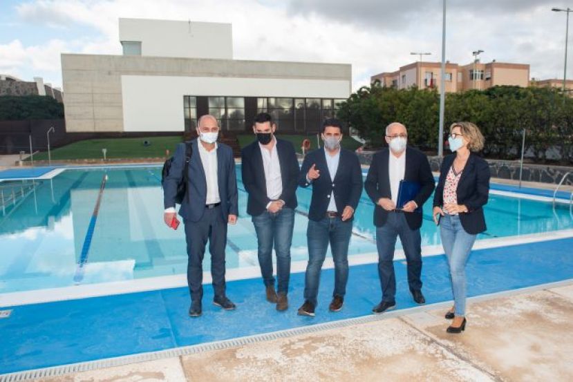 Climatizaci&oacute;n y eficiencia energ&eacute;tica de la piscina al aire libre de San Fernando