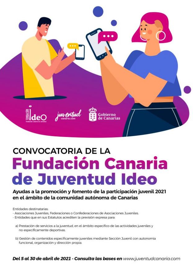 Juventud concederá hasta 2.000 euros a proyectos de entidades que fomenten la participación juvenil