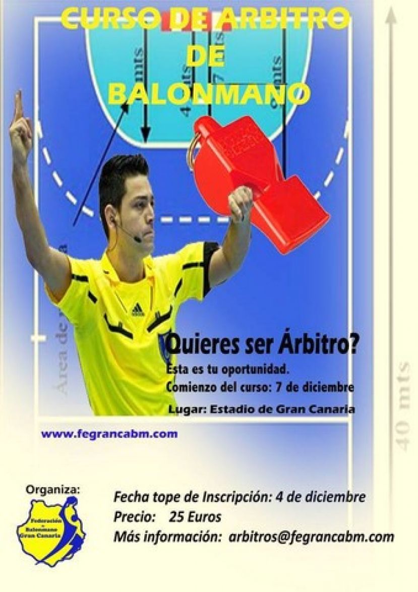 La Federación de Balonmano pone en marcha un curso de árbitros