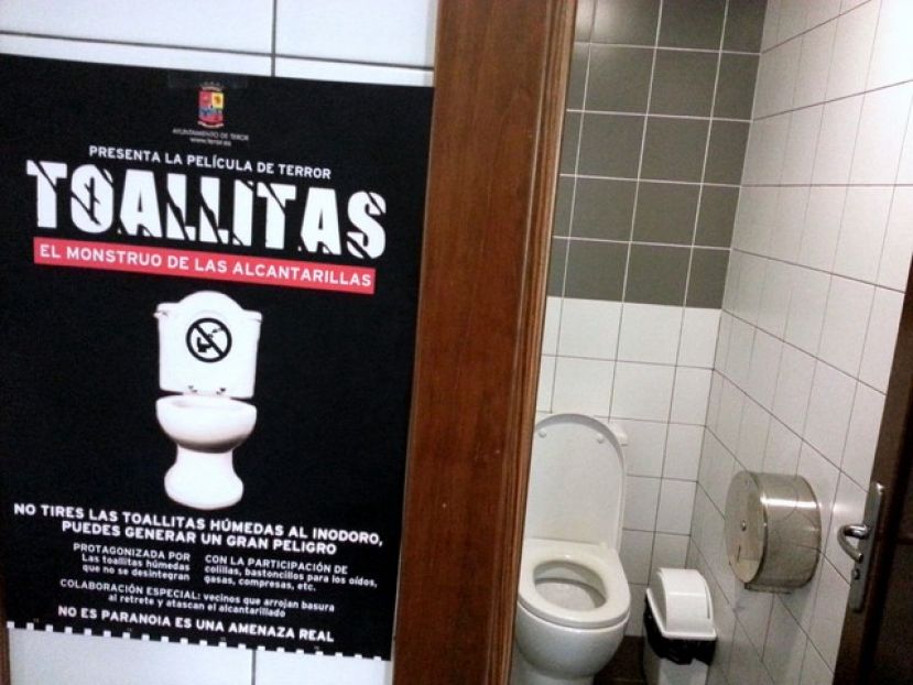Teror: En marcha una campa&ntilde;a para evitar que se tiren toallitas al inodoro