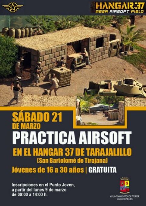 Teror: Juventud organiza una actividad de airsoft el 21 de marzo