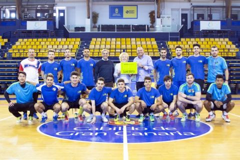 El Gran Canaria FS despide la temporada ante el Bar&ccedil;a en G&aacute;ldar