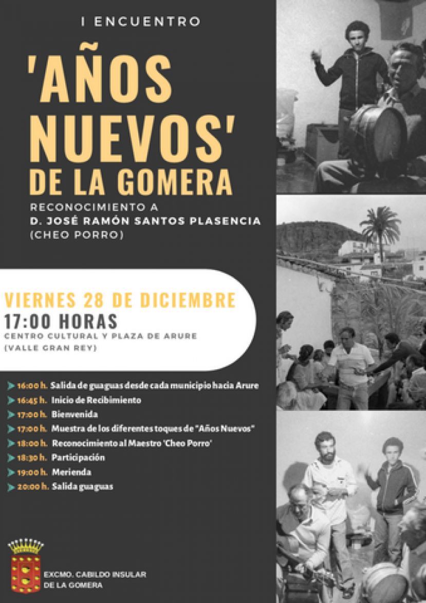La Gomera celebrará el próximo 28 de diciembre su ‘I Encuentro de Años Nuevos’
