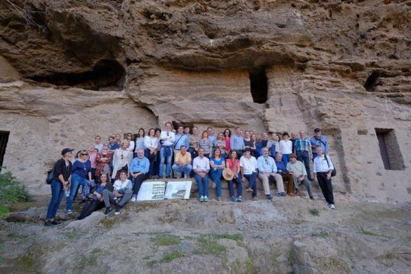 Agotadas las plazas previstas para la visita guiada a Risco Caído