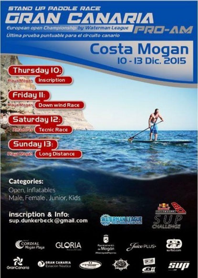 Mog&aacute;n celebra la &uacute;ltima prueba del campeonato de Europa de Stand Up Paddle