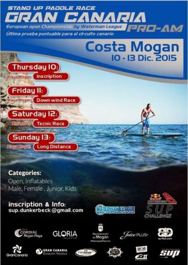 Mog&aacute;n celebra la &uacute;ltima prueba del campeonato de Europa de Stand Up Paddle