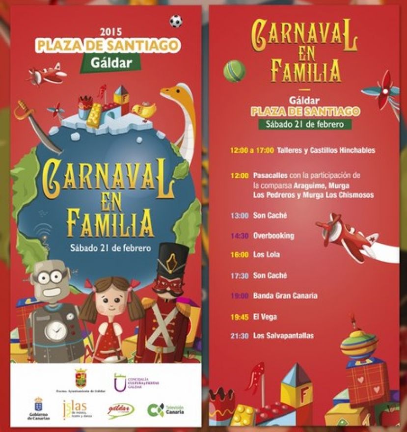 Gáldar invita a disfrutar este sábado del Carnaval en Familia