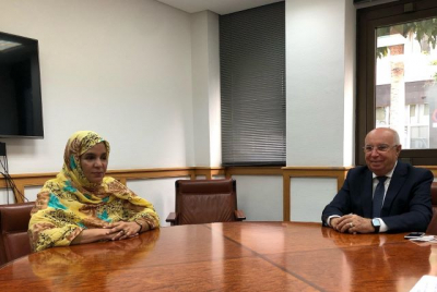 El Gobierno autonómico recibe a la nueva cónsul general de Mauritania en Canarias