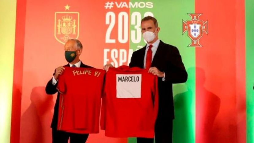 Felipe VI preside el acto de presentaci&oacute;n la candidatura al Mundial 2030