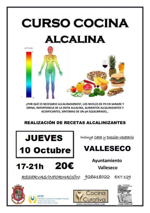 Aprende los secretos de la alimentaci&oacute;n alcalina en Valleseco
