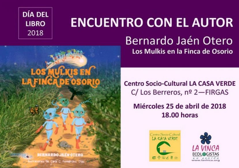 Firgas: Encuentro con el escritor Bernardo Ja&eacute;n Otero en La Casa Verde