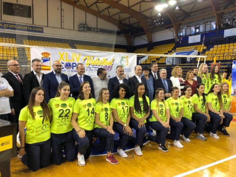 La Copa de la Reina de Voleibol se disputa, por tercera vez, en Gran Canaria
