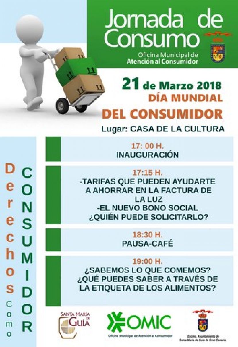Guía: Miércoles 21 de marzo, Jornadas “Tus derechos como consumidor”