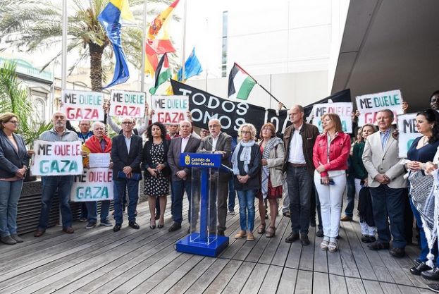 El Cabildo de Gran Canaria muestra su solidaridad con el pueblo palestino y rechaza el genocidio cometido por Israel en Gaza