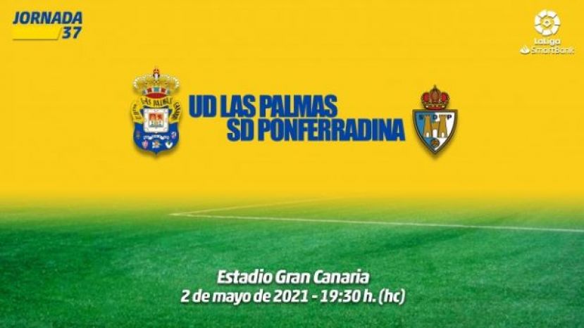 Radio Faro del Noroeste retransmite hoy a las 19.30 horas: UD Las Palmas - SD Ponferradina