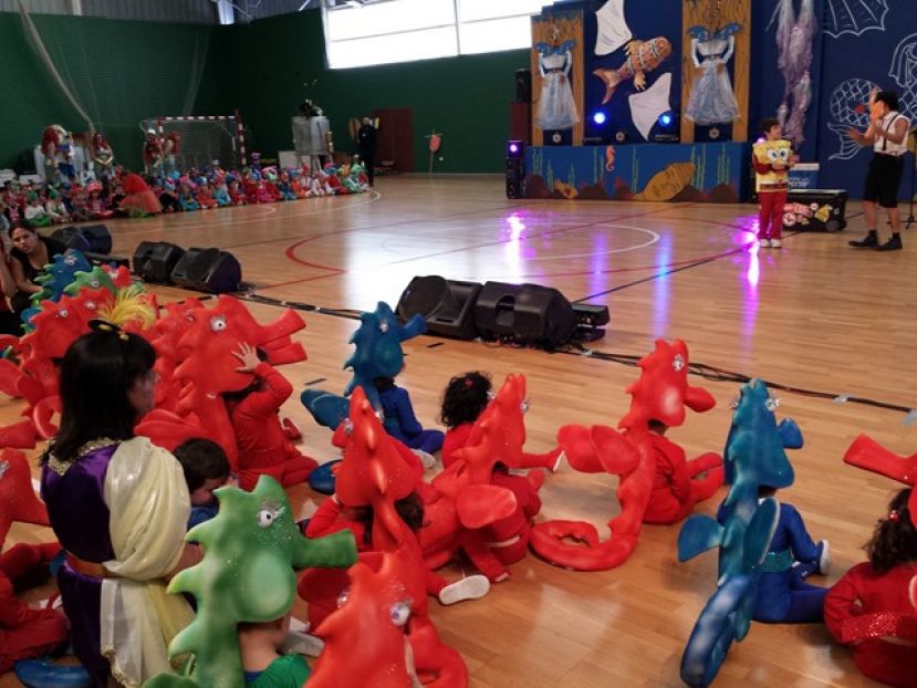 Los escolares de G&aacute;ldar se suman al Carnaval de La Vuelta al Mundo