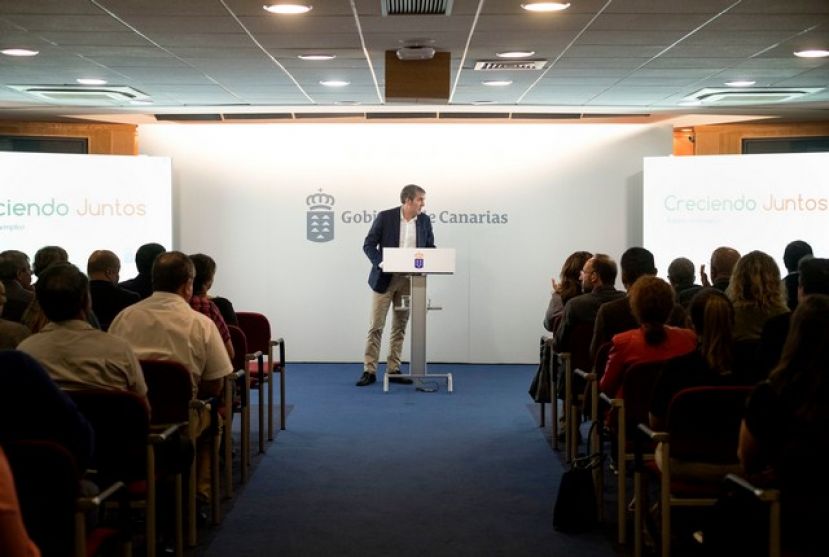 Fernando Clavijo presenta los resultados del proyecto ‘Crecer Juntos’