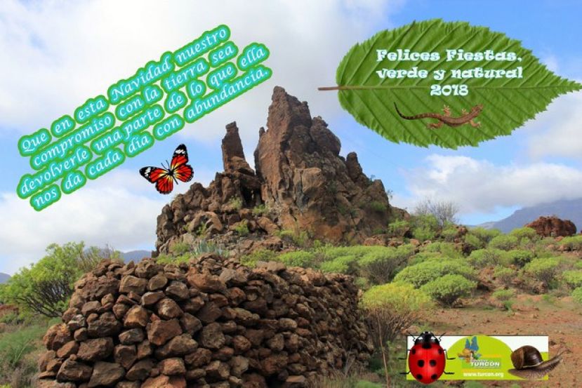Turcón Ecologistas en Acción les desea Felicidades, por un futuro verde y natural