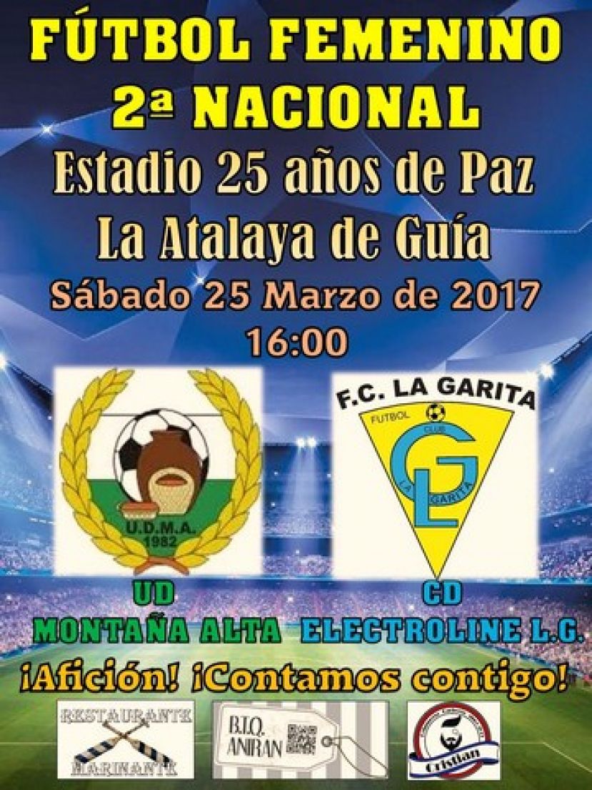 F&uacute;tbol Femenino 2&ordf; Divisi&oacute;n: Previa del Monta&ntilde;a Alta - Electroline La Garita