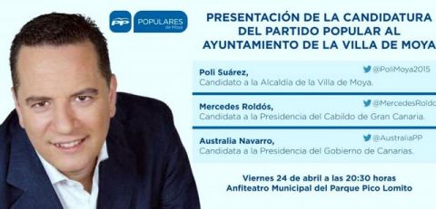 El Partido Popular de la Villa de Moya presenta su lista de candidatos al Ayuntamiento