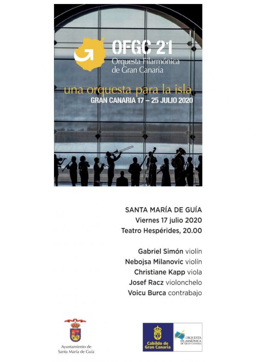 Gu&iacute;a: Primero de los conciertos que la OFGC ofrecer&aacute; por varios municipios