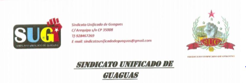 Las Palmas: Nota de prensa del  Sindicato Unificado de Guaguas