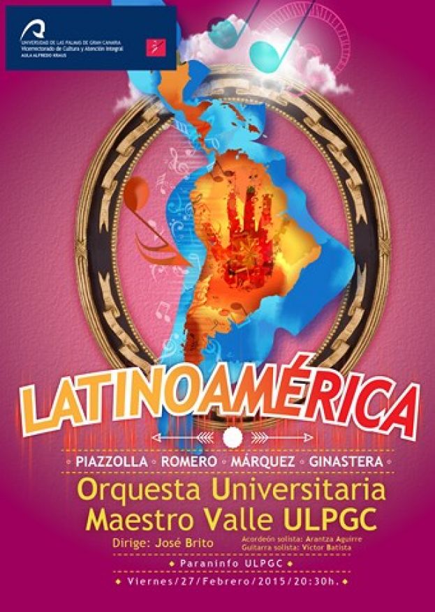 Concierto Benéfico &quot;LATINOAMÉRICA&quot; con la Orquesta Universitaria Maestro Valle de la ULPGC