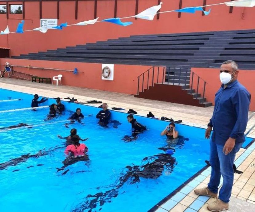 Guía: Los alumnos-trabajadores del Pfae ‘Guardavidas’ reciben un curso de apnea