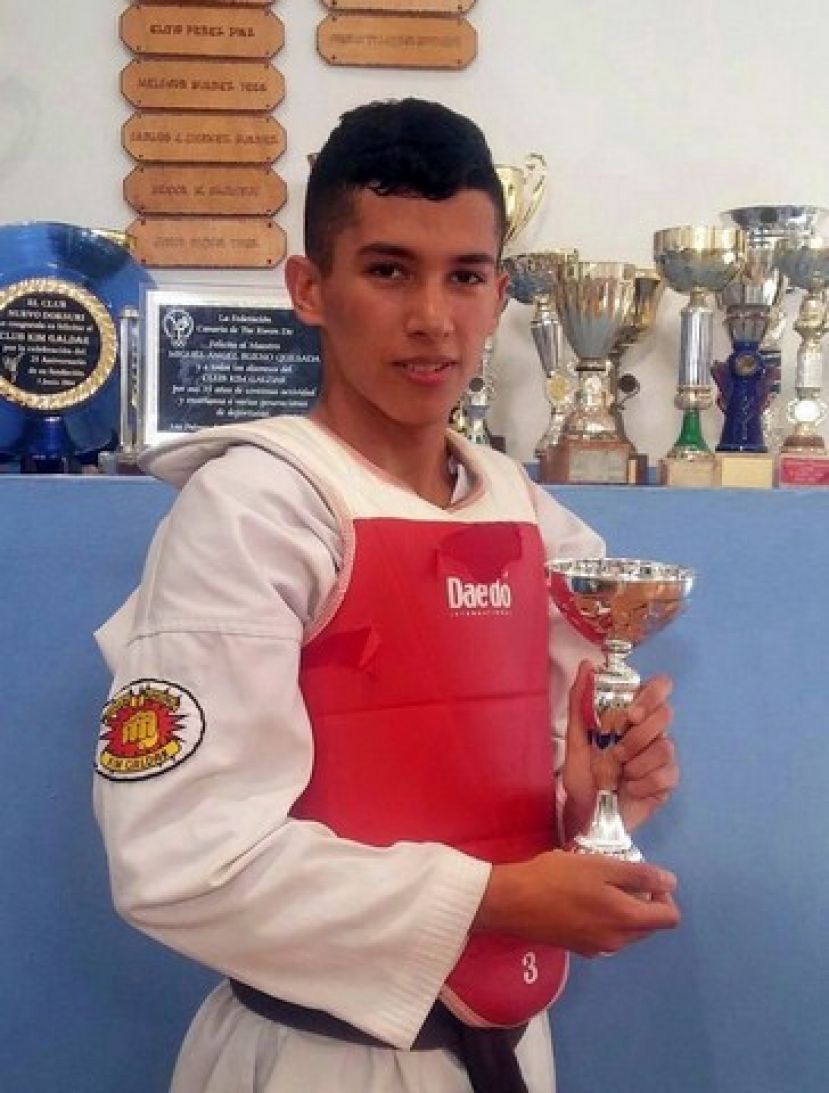 El galdense Jeremi Diepa, Campe&oacute;n Insular Junior de Taekwondo
