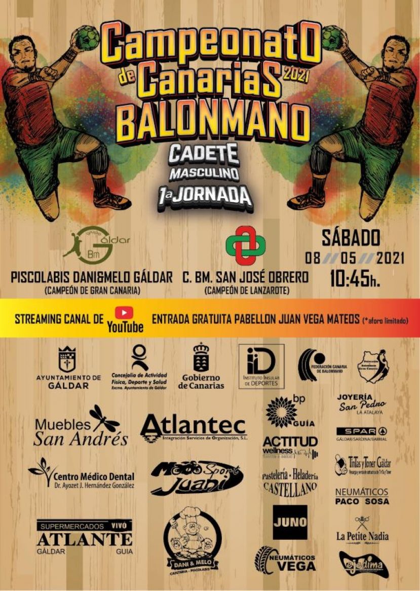 Balonmano: Primera jornada de los Campeonatos de Canarias en Gáldar