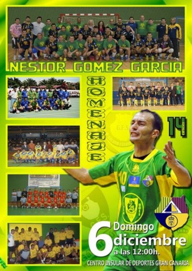 El Gran Canaria FS homenajea a N&eacute;stor con un torneo el domingo