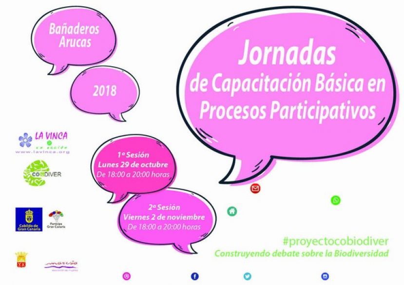 Arucas: Jornadas de Capacitaci&oacute;n B&aacute;sica en Procesos Participativos