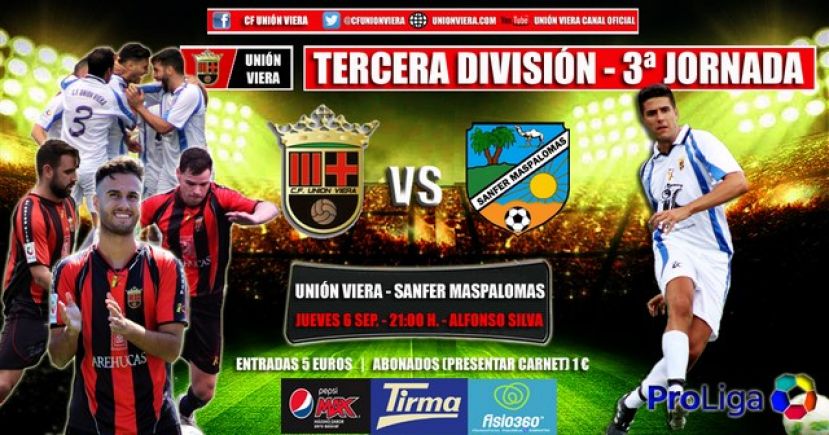 F&uacute;tbol 3&ordf; Divisi&oacute;n: U. Viera - San Fernando Duelo de necesitados en el Alfonso Silva