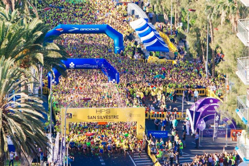 El deporte y la solidaridad invaden las calles con la HPS San Silvestre