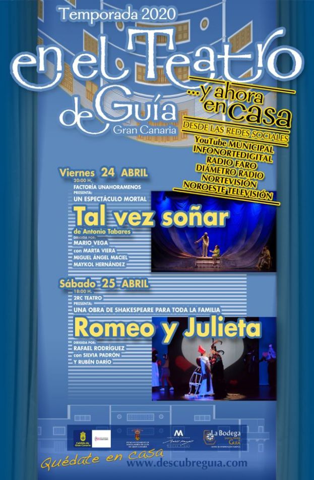 Gu&iacute;a: Teatro, m&uacute;sica y &lsquo;Ruta de pinchos en casa&rsquo;, hoy dentro de la Semana del Libro